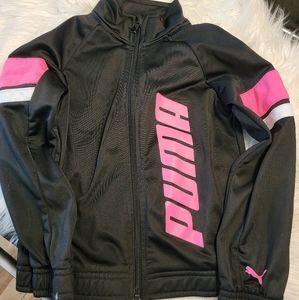 Girls puma track jacket